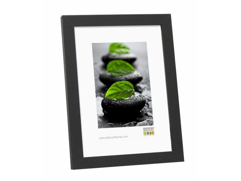 Deknudt S44CF2, Tre, Svart, Enkel bilderamme, 40 x 50 cm, Reflekterende, Landskap/portrett