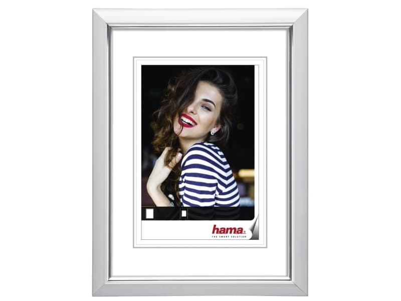 Hama Saragossa, Plastikk, Hvit, Enkel bilderamme, 20 x 28 cm, Reflekterende, 300 mm
