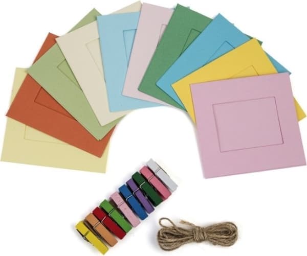 Polaroid frame Frames 10x Picture Frame Polaroid Zink Paper 2x3 ""/Fujifilm 54x86mm - Colorful