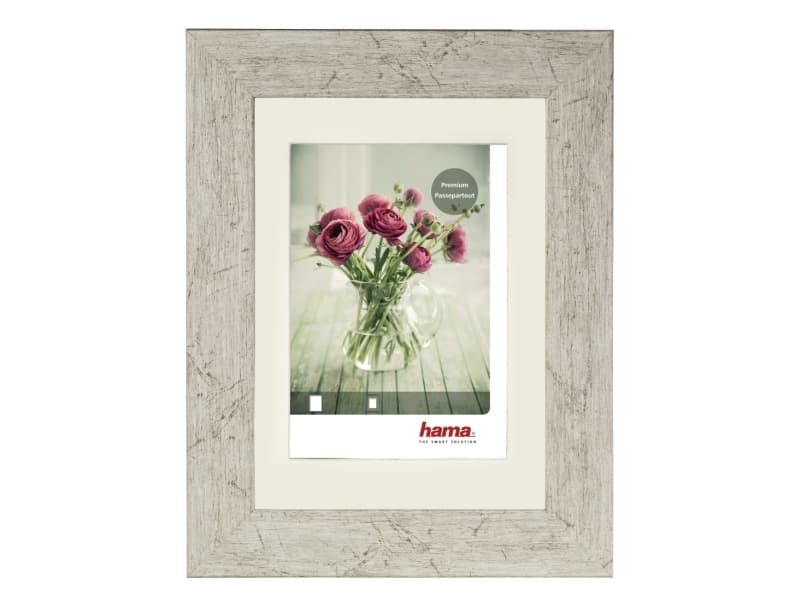 Hama Chalet, Plastikk, Taupe / brun, Enkel bilderamme, 13 x 18 cm, Rektangulær, Reflekterende