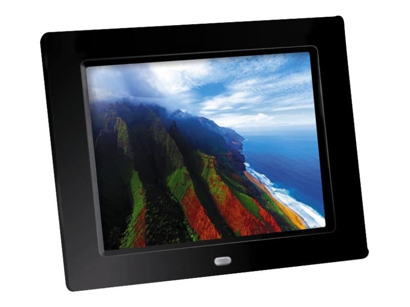 Braun DigiFrame 82 - Digital fotoramme - 8" - 1024 x 768 - svart