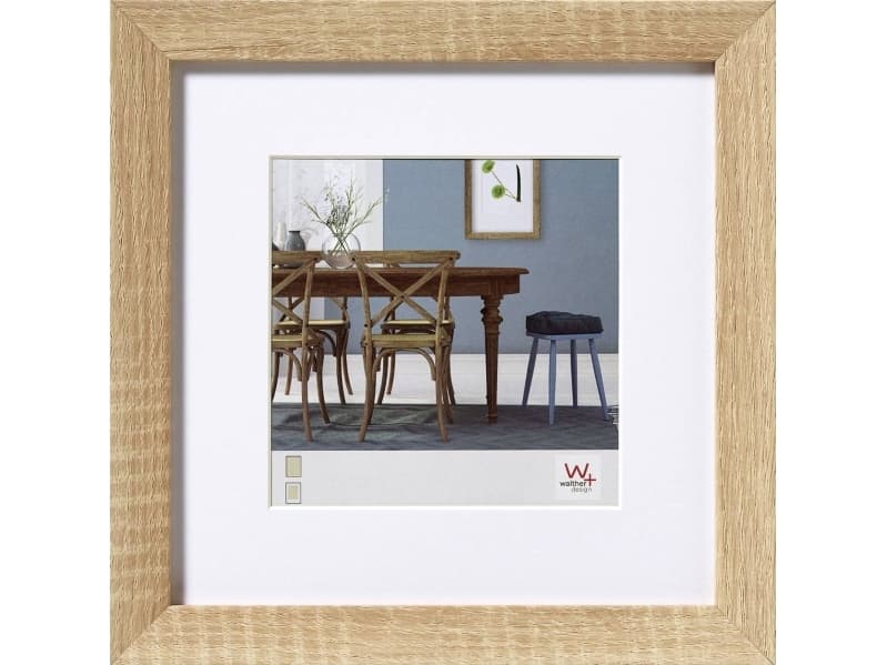 Walther Fiorito oak 40x40 Wood incl. Passepartout EF440E