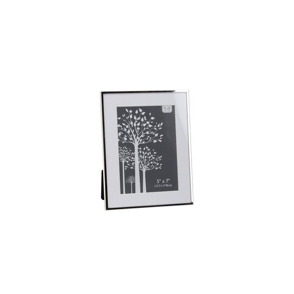 CGB Giftware Silver Flat Edge Photo Frame (5x7in)