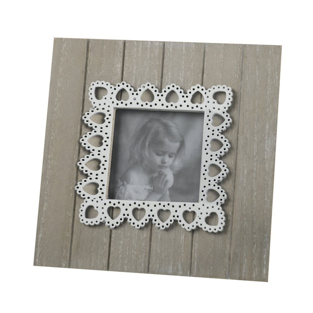 Lace Heart Photo Frame