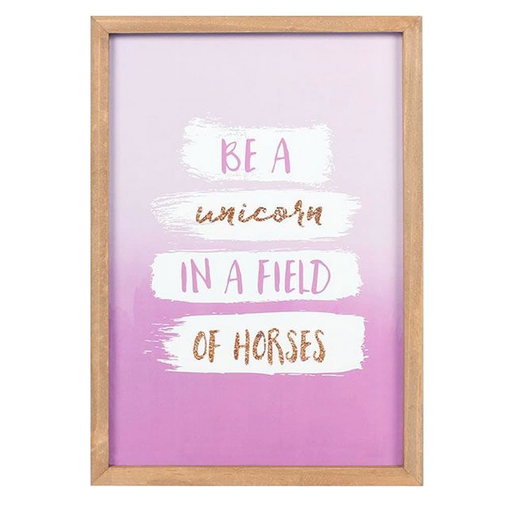 Something Different Be A Unicorn Framed Wall Art