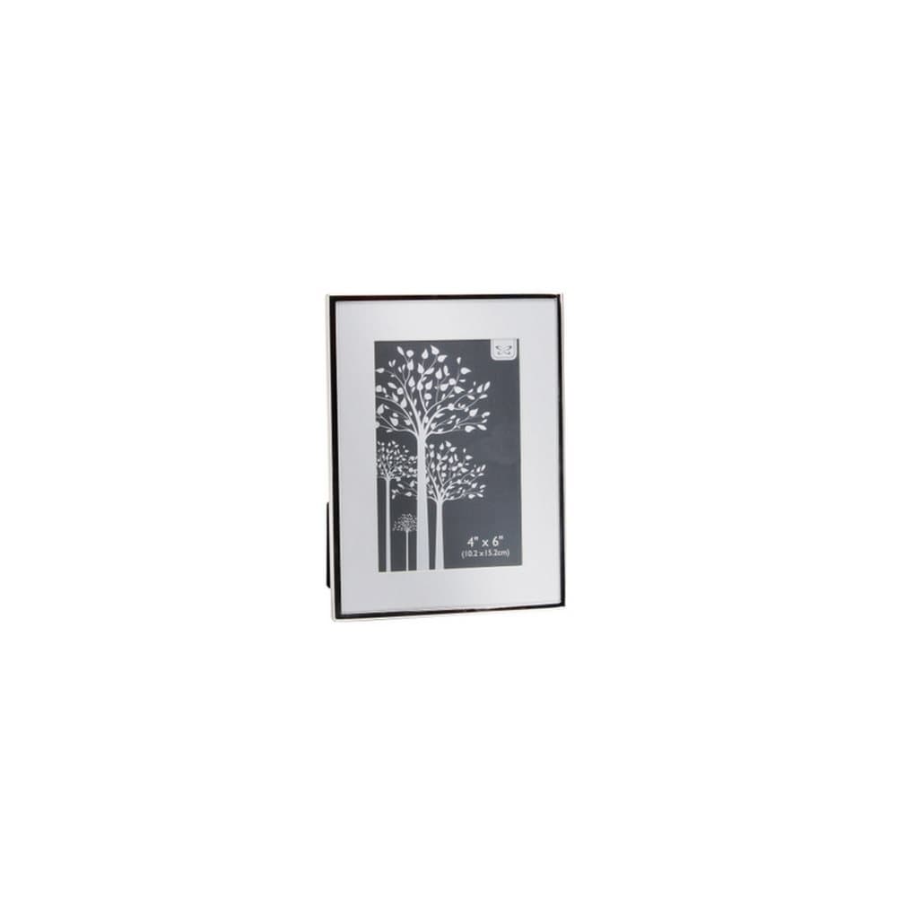CGB Giftware Silver Flat Edge Photo Frame (4x6in)