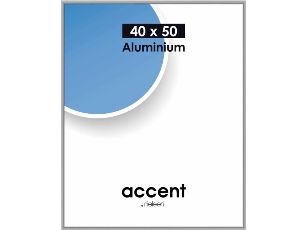 Nielsen Accent 40x50 Aluminum silver matt 52524