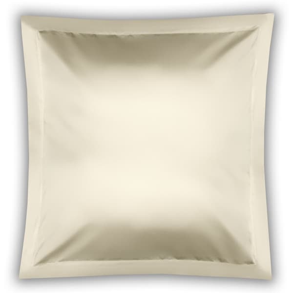 Belledorm 100% Cotton Sateen Continental Pillowcase Ivory One Size