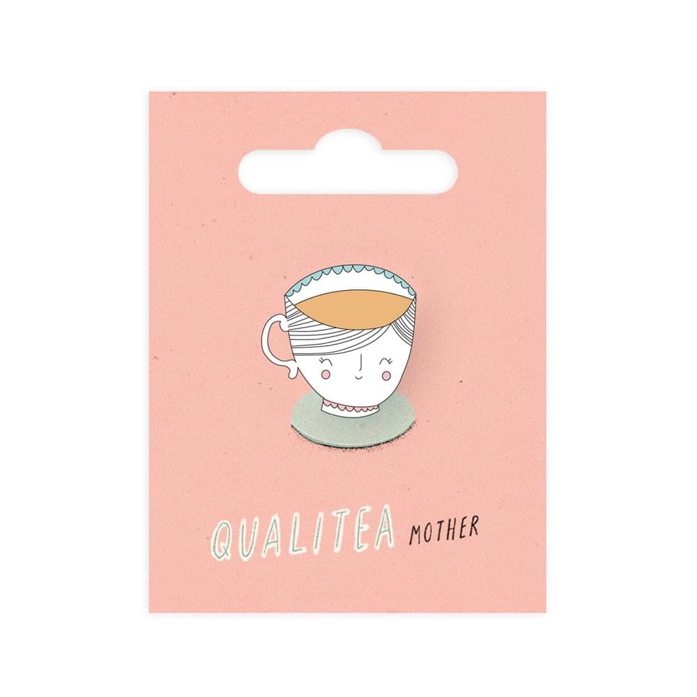 Ohh Deer Qualitea Mother Enamel Pin