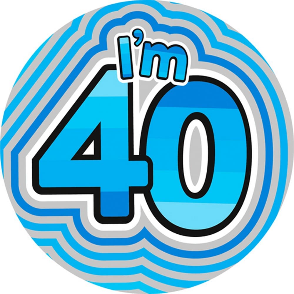 Expression Factory Age 40 Giant Badge
