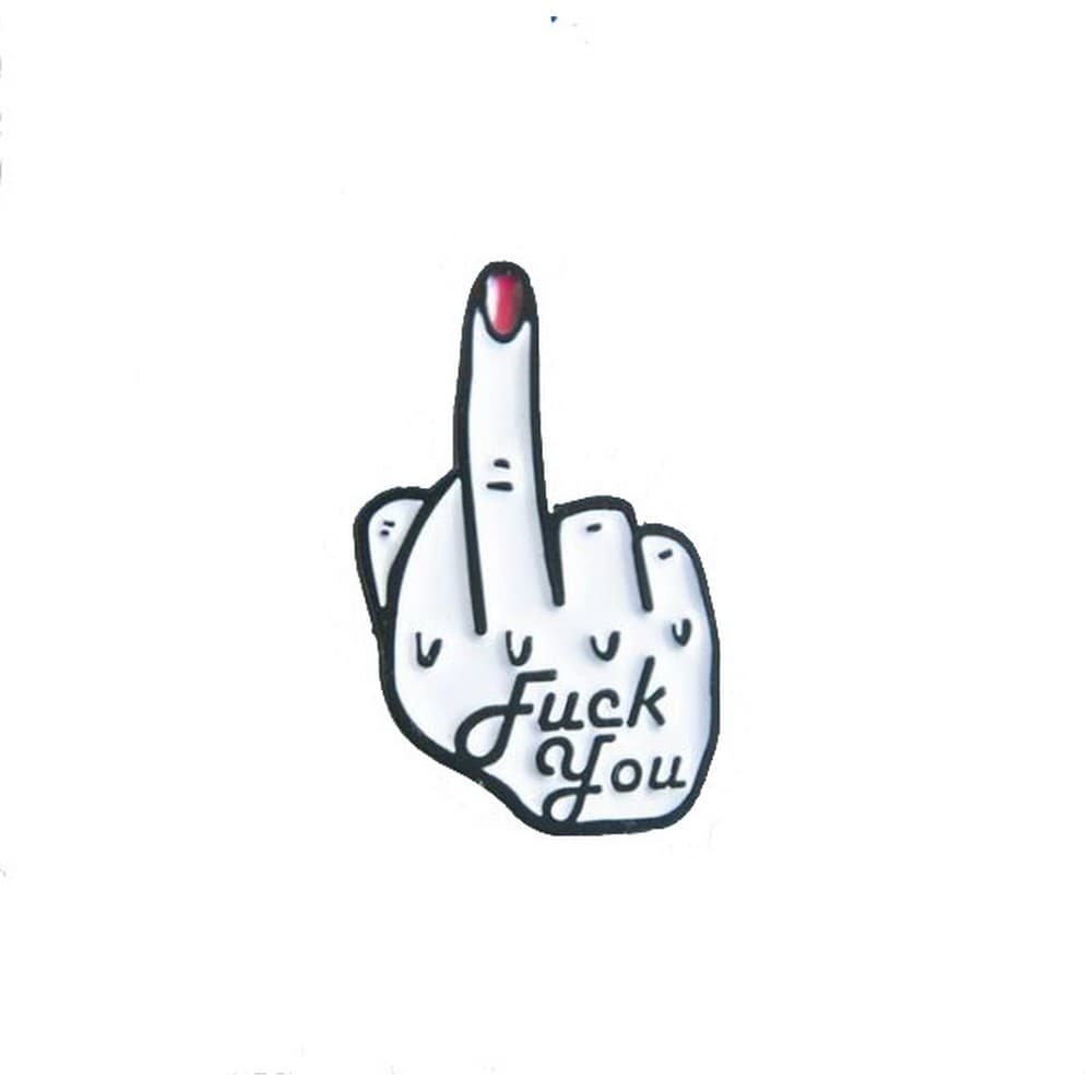 Ohh Deer Middle Finger Enamel Pin