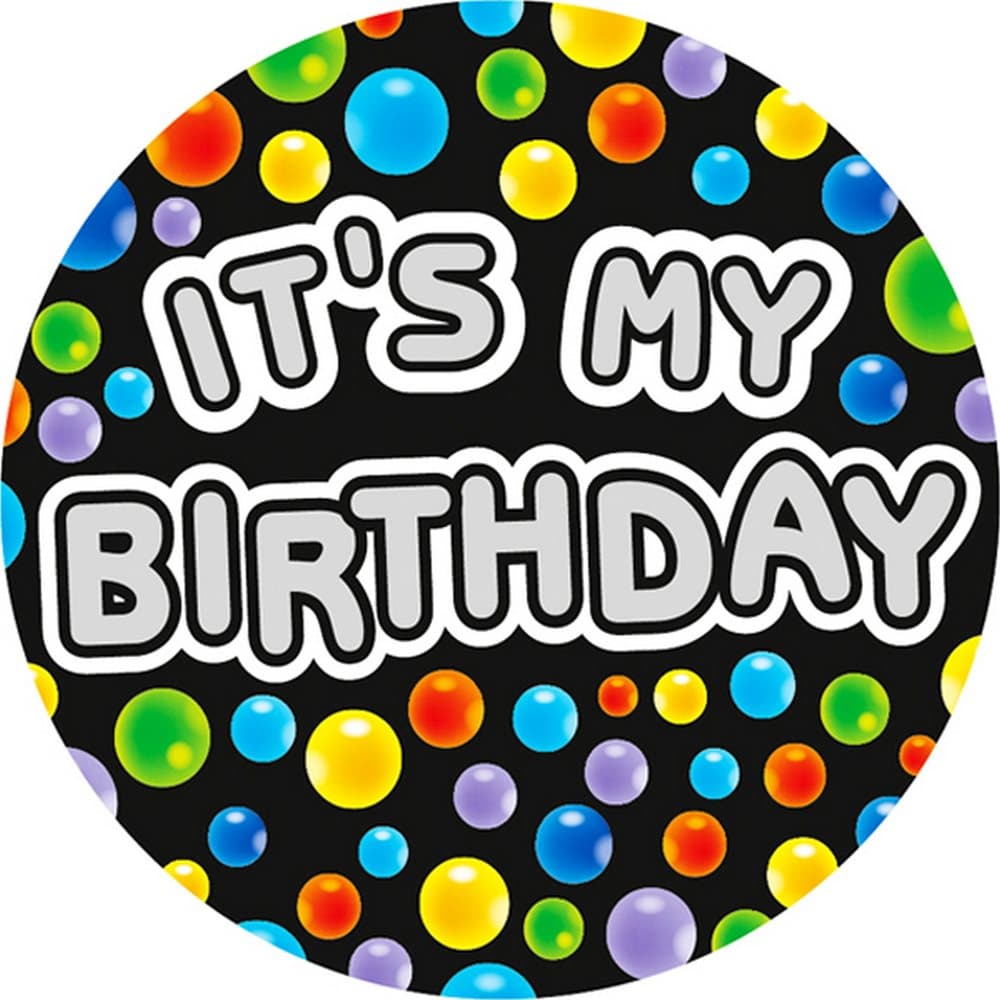 Expression Factory Mens Its My Birthday Giant Badge