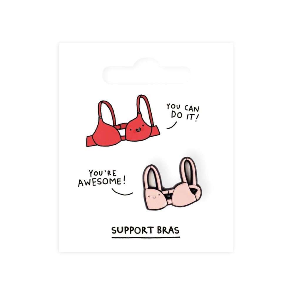 Ohh Deer Support Bras Enamel Pin
