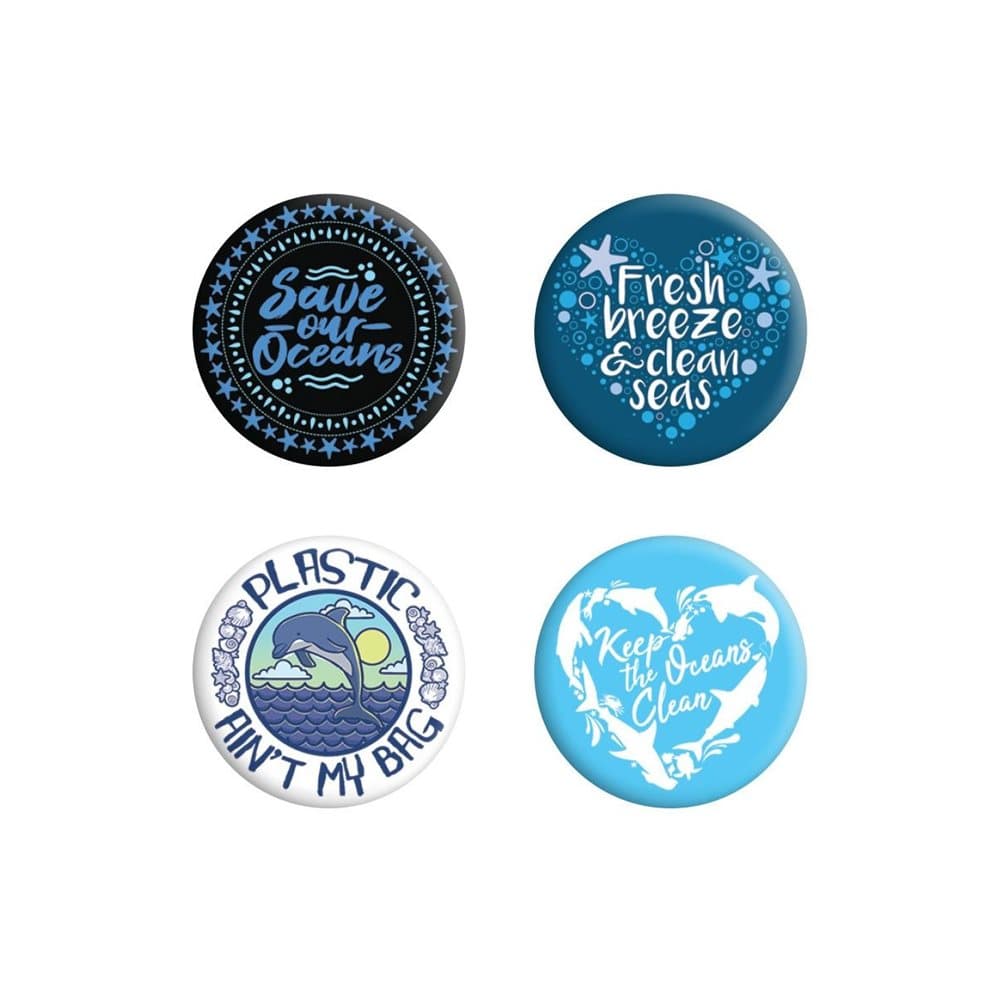 Grindstore Plastic Ain´t My Bag Badge Pack (Set Of 4)