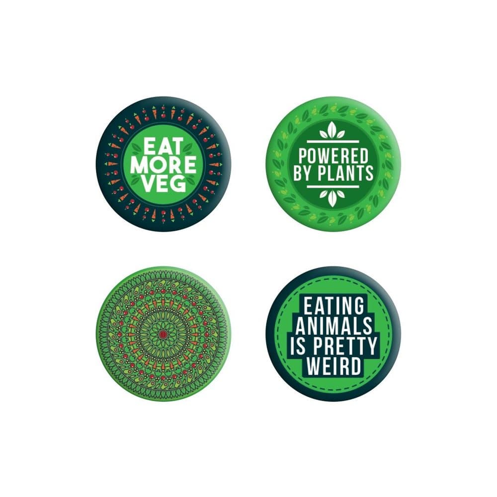 Grindstore Powered By Plants Badge Pack