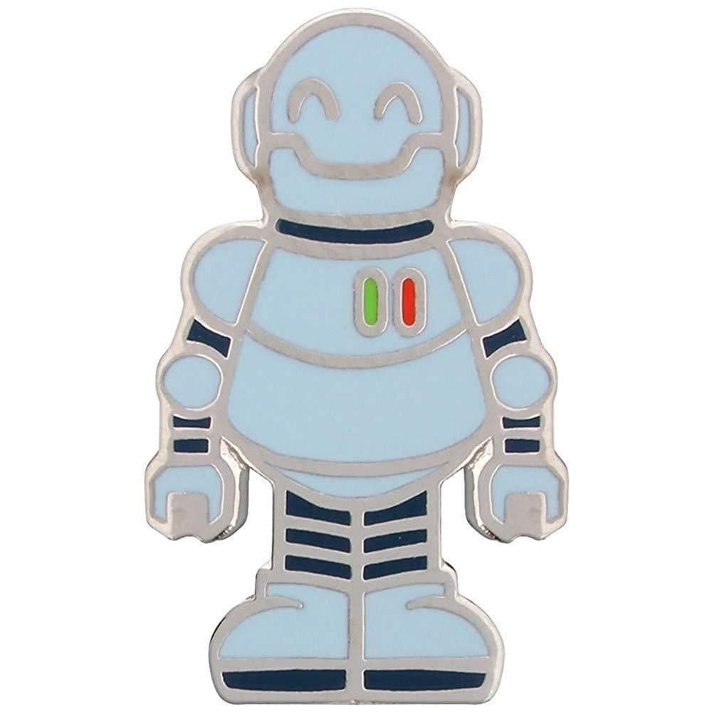 Grindstore Happy Robot Enamel Pin Badge