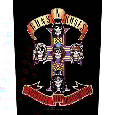Guns N' Roses Back Patch: Appetite For Destruction