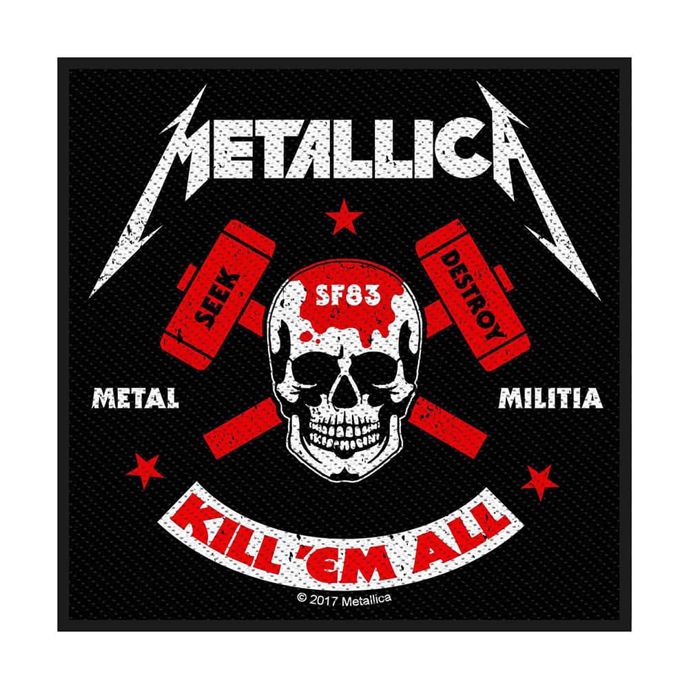 Metallica Standard Patch: Metal Militia (Loose)