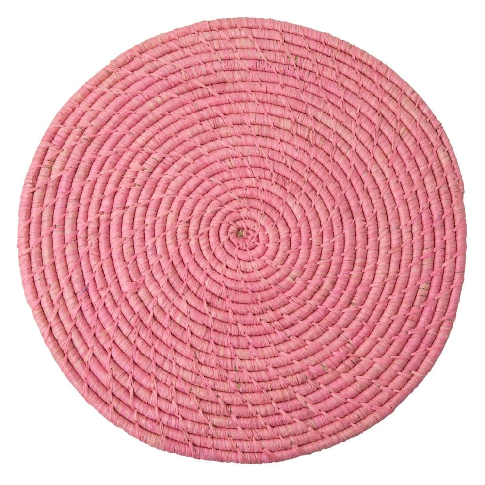Rice Raffia Pöytätabletti 40 cm Soft Pink