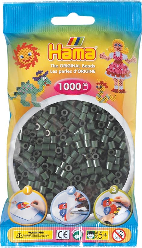 Hama Midi Dark green 1000pcs 207-28