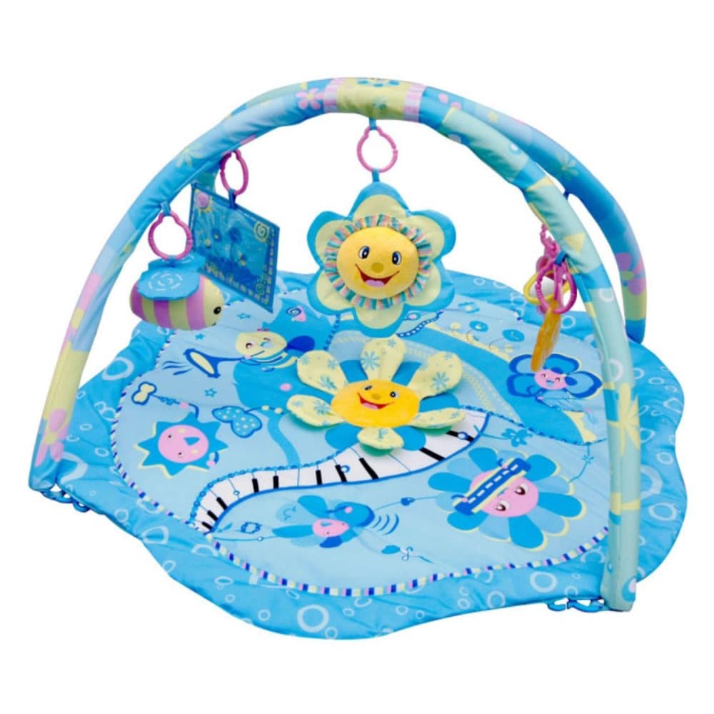 Ladida Babyaktivitetstæppe Blue Flower Party Babygym