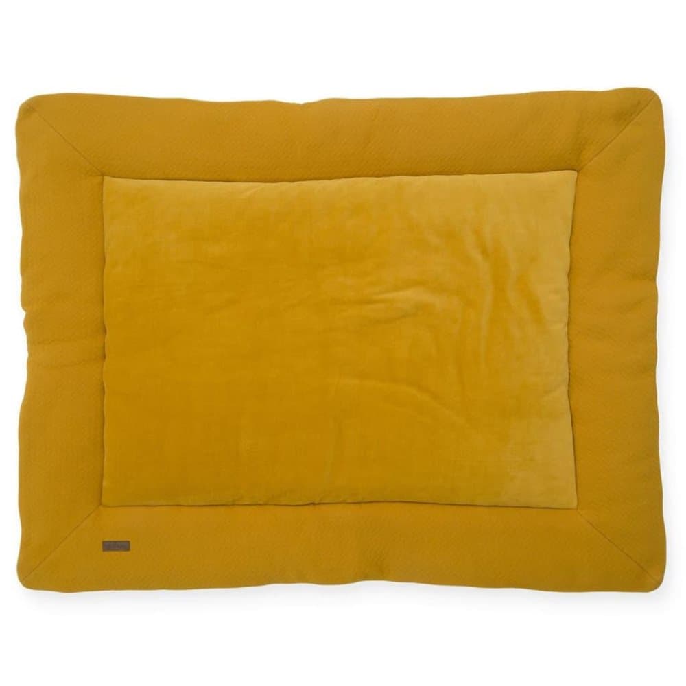 Jollein Leketeppe Brick 80x100 cm fløyel sennep
