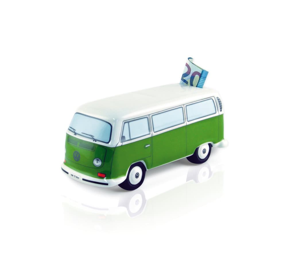 BRISA VW Collection - Volkswagen Bus T1 Kleinbus Transporter Rahapankki (Ceramic/1:22/Green)