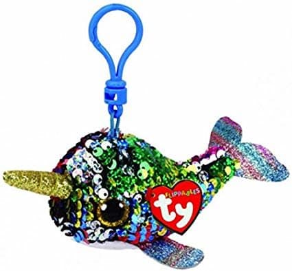 TY Flippables Clip CALYPSO Narwhal