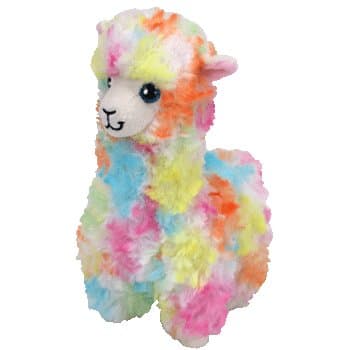 TY Beanie Boos Clip LOLA Llama Multicolor