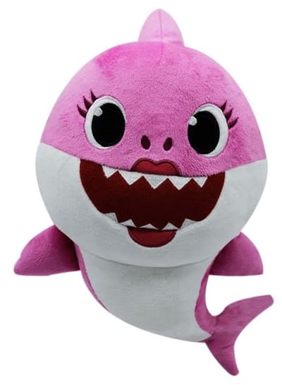 Baby Shark Stuffed Animal with Sound 28cm Mommy Shark