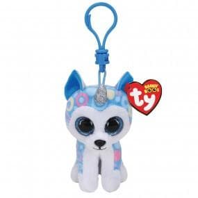 TY Beanie Boos Clip HELENA Husky with Antler