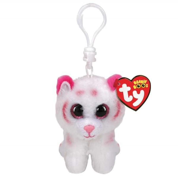 TY Beanie Boos Clip TABOR tiger pink/hvid