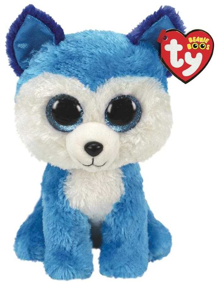 TY Beanie Boos M Prince Husky Blå