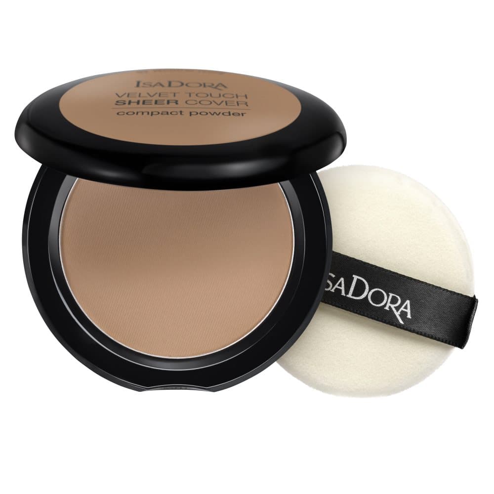 IsaDora Velvet Touch Sheer Cover Compact Powder Neutral Almond