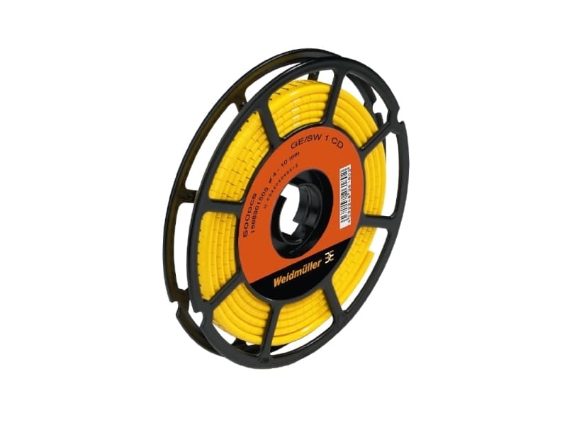 Weidmüller CLI M 2-4 GE/SW Ö CD, 31,7 cm, Gul, PVC, 1 cm, CLI M 2-4 GE/SW Ö CD, 11,3 mm