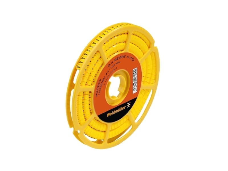 Weidmüller CLI C 2-4 GE/SW D CD, 1 cm, Gul, PVC, 4 mm, CLI C 2-4 GE/SW D CD, 7 mm