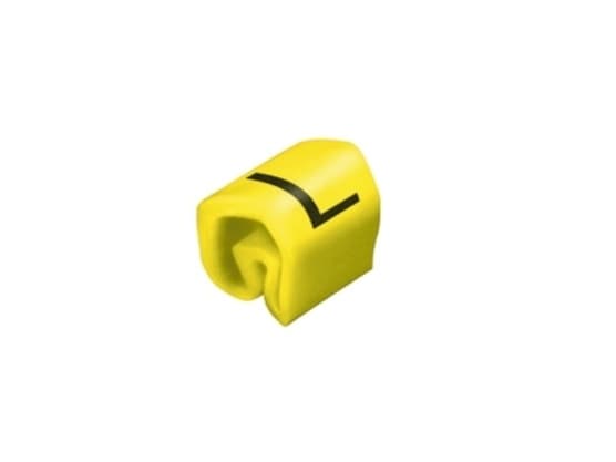 Weidmüller CLI C 02-3 GE/SW L MP, 3 mm, Gul, PVC, 3,4 mm, 3,5 mm, 4 mm