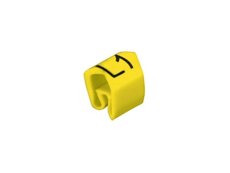 Weidmüller CLI C 2-6 GE/SW L1 MP, 1 cm, Gult, PVC, 4 mm, 7 mm, 8 mm