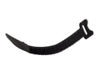 C2G Hook-and-Loop - Kabelstropp - 15 cm - svart (en pakke 12)