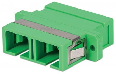Intellinet 760645, SC/APC, Grön, Enkelläge, Zirconia keramik