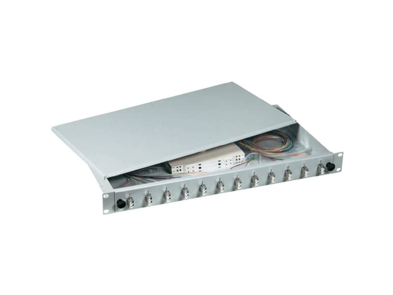 EFB Elektronik B70902.48OM3 LWL-splejseboks 48 porte LCD med stik 1 U