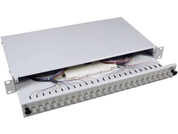 Skarvbox 12 ST/ST 50/125µ a. ECOFIBER pigtails/kopplingar (B71006.12OM3)