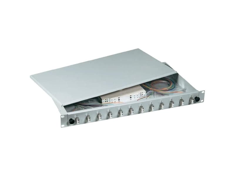 EFB Elektronik B70902.24OM3 LWL-splejseboks 24 porte LCD med stik 1 U
