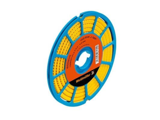 Weidmüller CLI C 02-3 GE/SW PET. CD, 3 mm, Gult, PVC, 1 mm, CLI C 02-3 GE/SW PET. CD, 3,4 mm