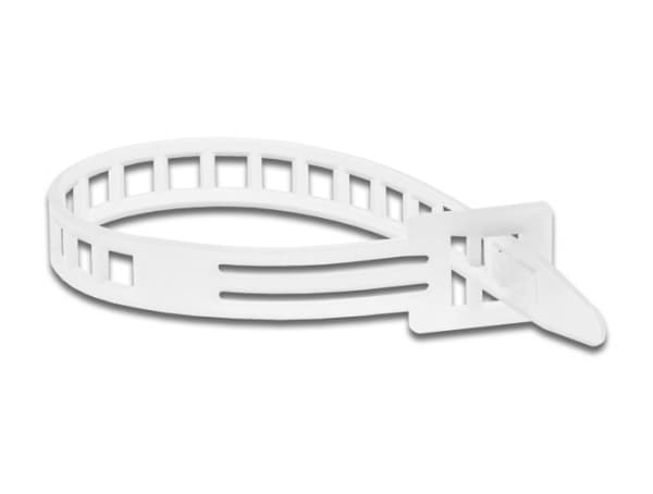 DeLOCK 19267, Stige kabelbinder, Plast, Sort, Transparent, 4,5 cm, -30 - 85 °C, 18 cm