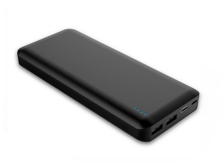 Powerbank 20000 mAh 45W USB-C PD och 2x USB-A