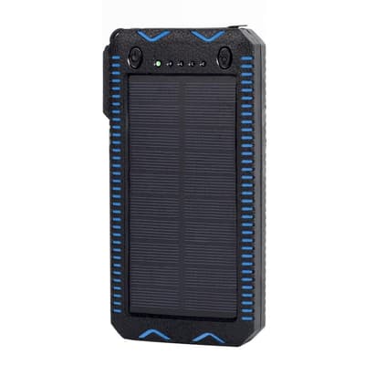 Vedenpitävä Selviytymis-Powerbank Aurinkokennolla