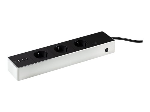 Bild av EVE Energy Strip - Effektband - AC 230 V - 3680 Watt - Wi-Fi - ingång: Typ F - utgångskontakter: 3 (3 x strömtyp F) - 1.9 m