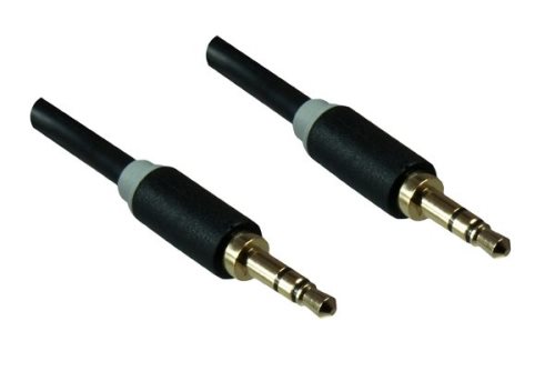 Bild av DINIC 0.5m 3.5mm/3.5mm, 3,5mm, Hane, 3,5mm, Hane, 0,5 m, Svart