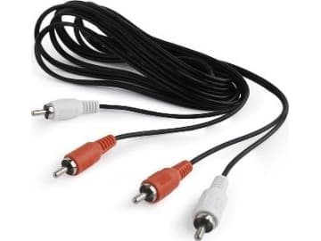 Gembird RCA (Cinch) x2 - RCA (Cinch) x2 cable 3m black (CCAB-2R2R-10)